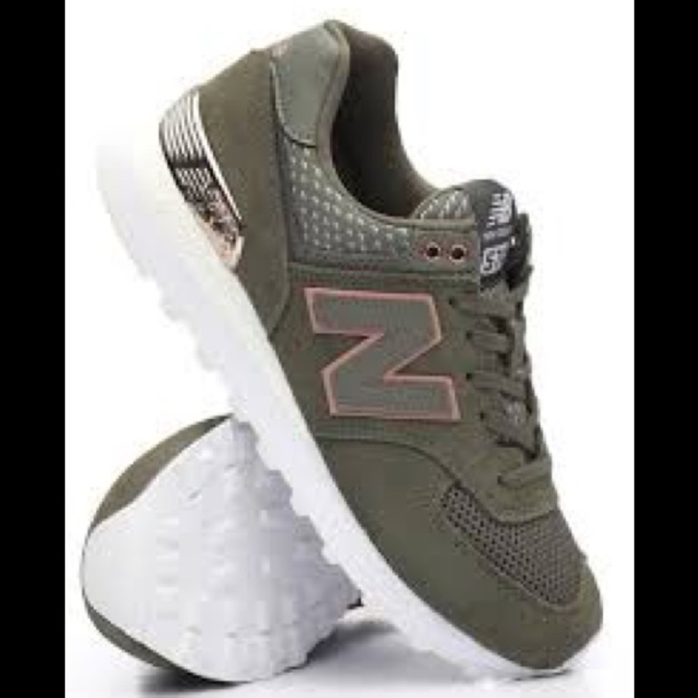 New Balance Olive Green 574 Trainer Sneaker